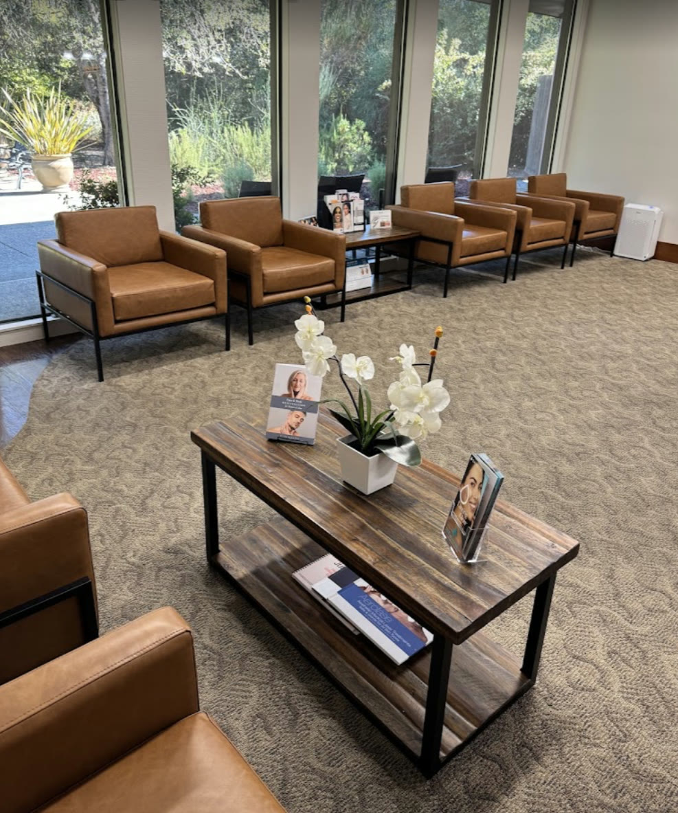 Waiting room at the Santa Rosa clinic